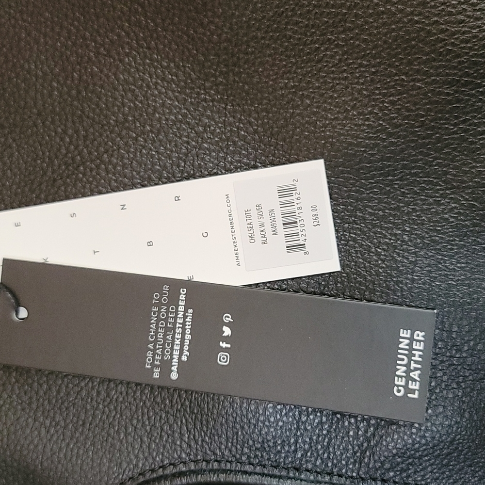 AIMEE KESTENBERG Black Leather Chelsea Tote Bag - Picture 6 of 7